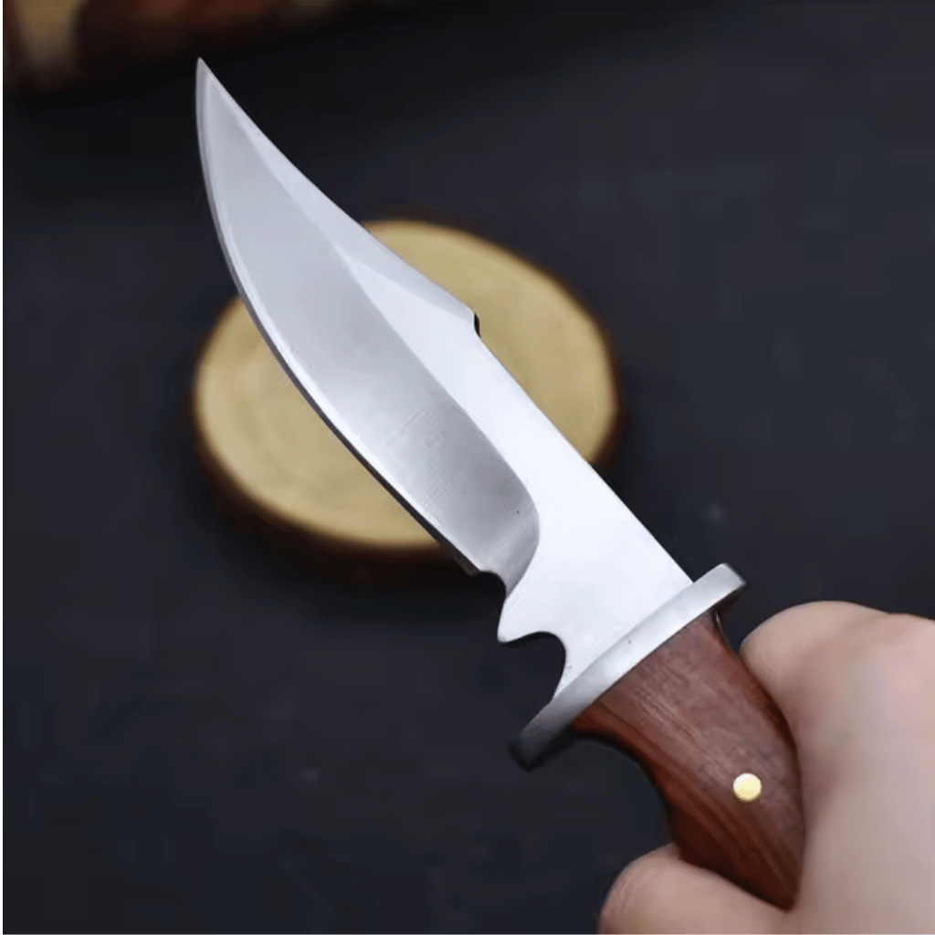 Clip Point Classic Stainless Steel Knife With Sheath