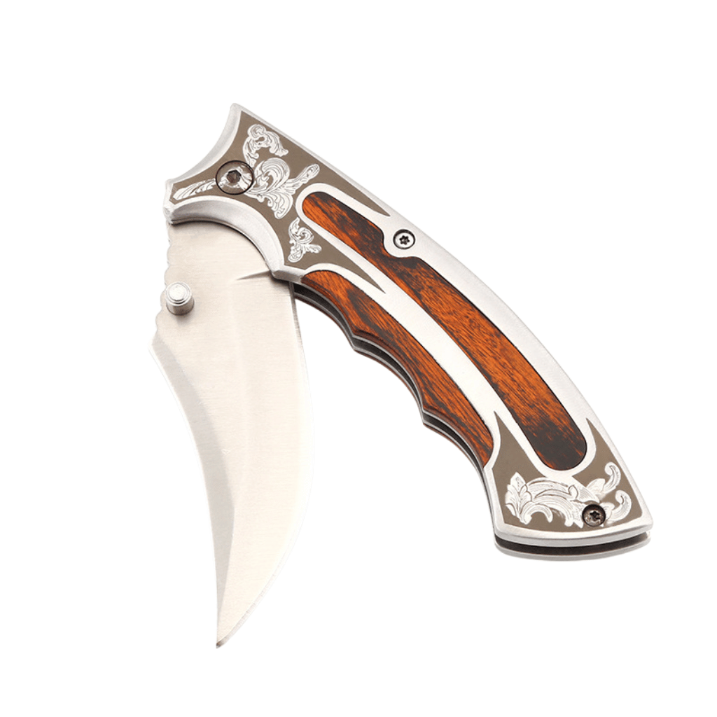 Clip Point Stainless Steel Hunting Pocket Knife