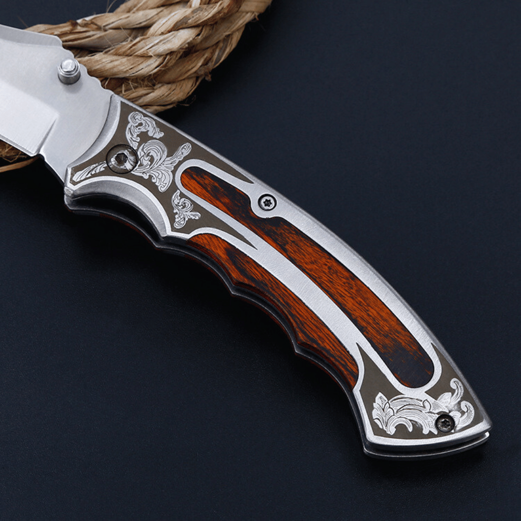 Clip Point Stainless Steel Hunting Pocket Knife