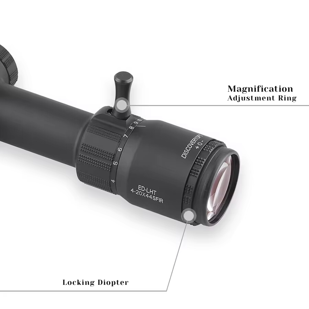 Discovery Optics ED LHT 4-20X44SFIR FFP Scope