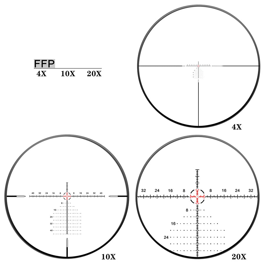 Discovery Optics ED LHT 4-20X44SFIR FFP Scope