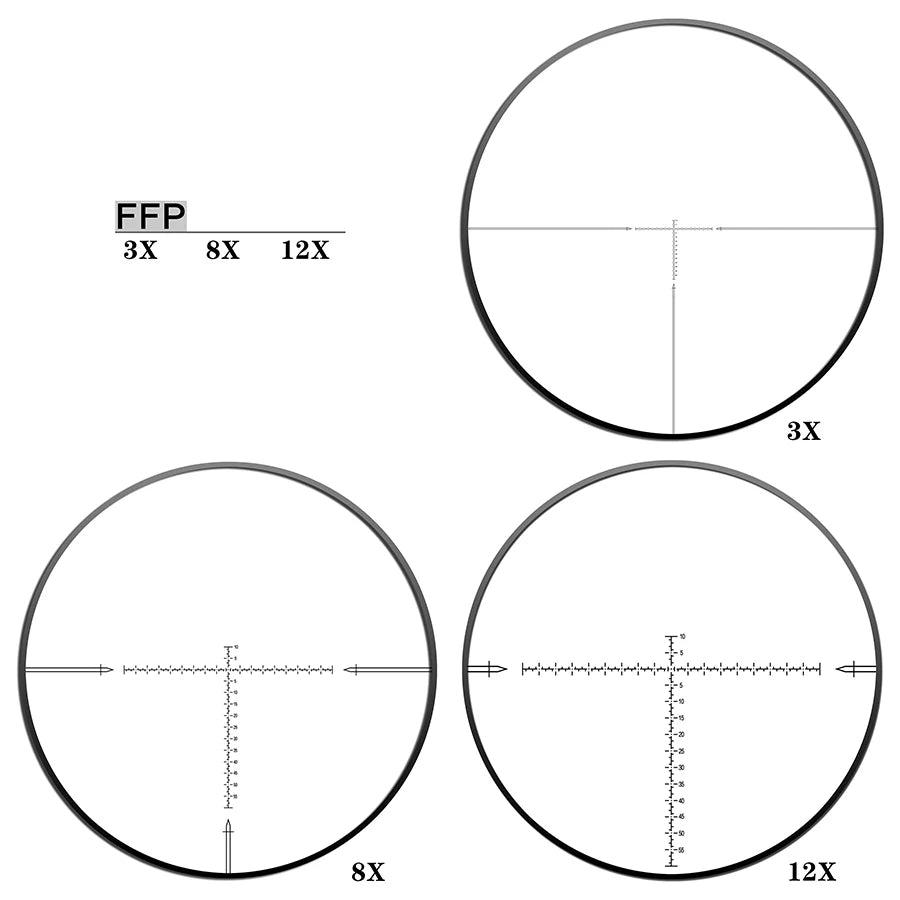 Discovery Optics HT 3-12X40SF FFP Scope
