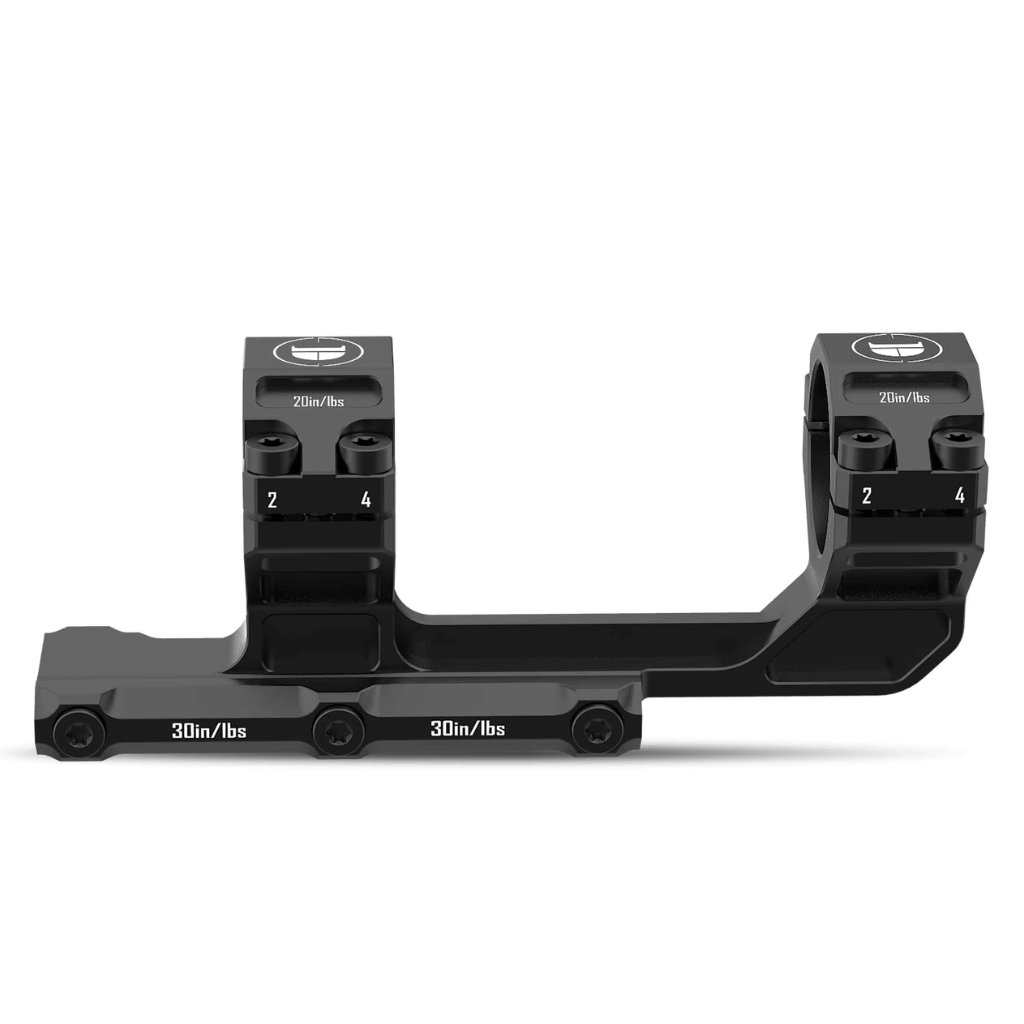 Discovery 30mm 0 MOA Rigid Low Profile Picatinny Cantilever Scope Mount