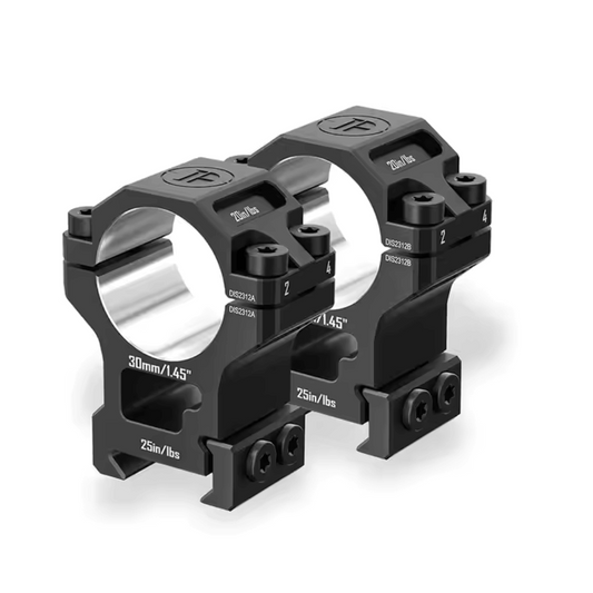 Discovery 6061 30mm High Profile Picatinny Scope Rings 2pc