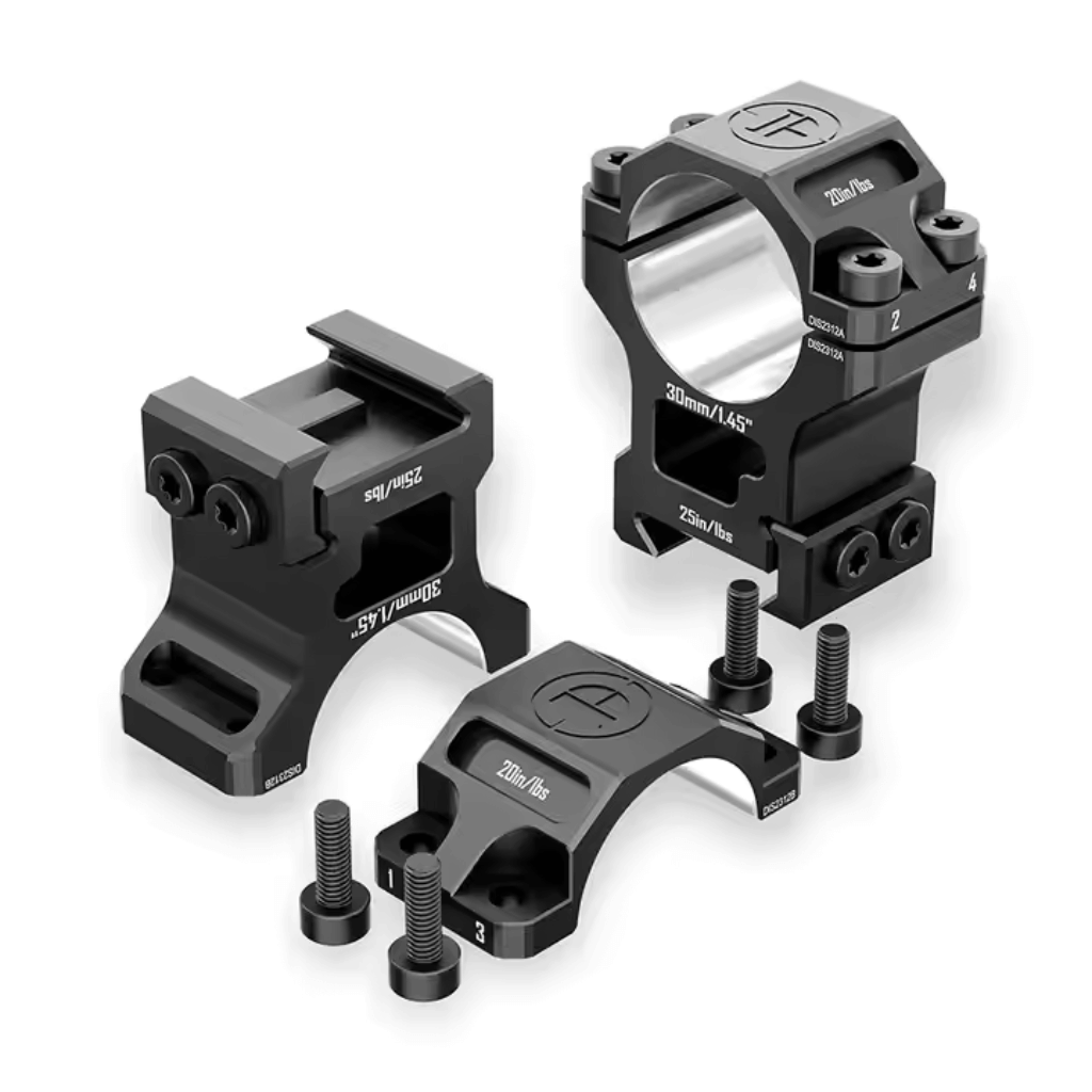 Discovery 6061 30mm High Profile Picatinny Scope Rings 2pc