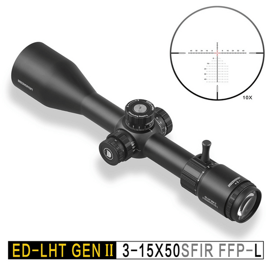Discovery Optics ED LHT GEN2 3-15X50SFIR FFP Scope