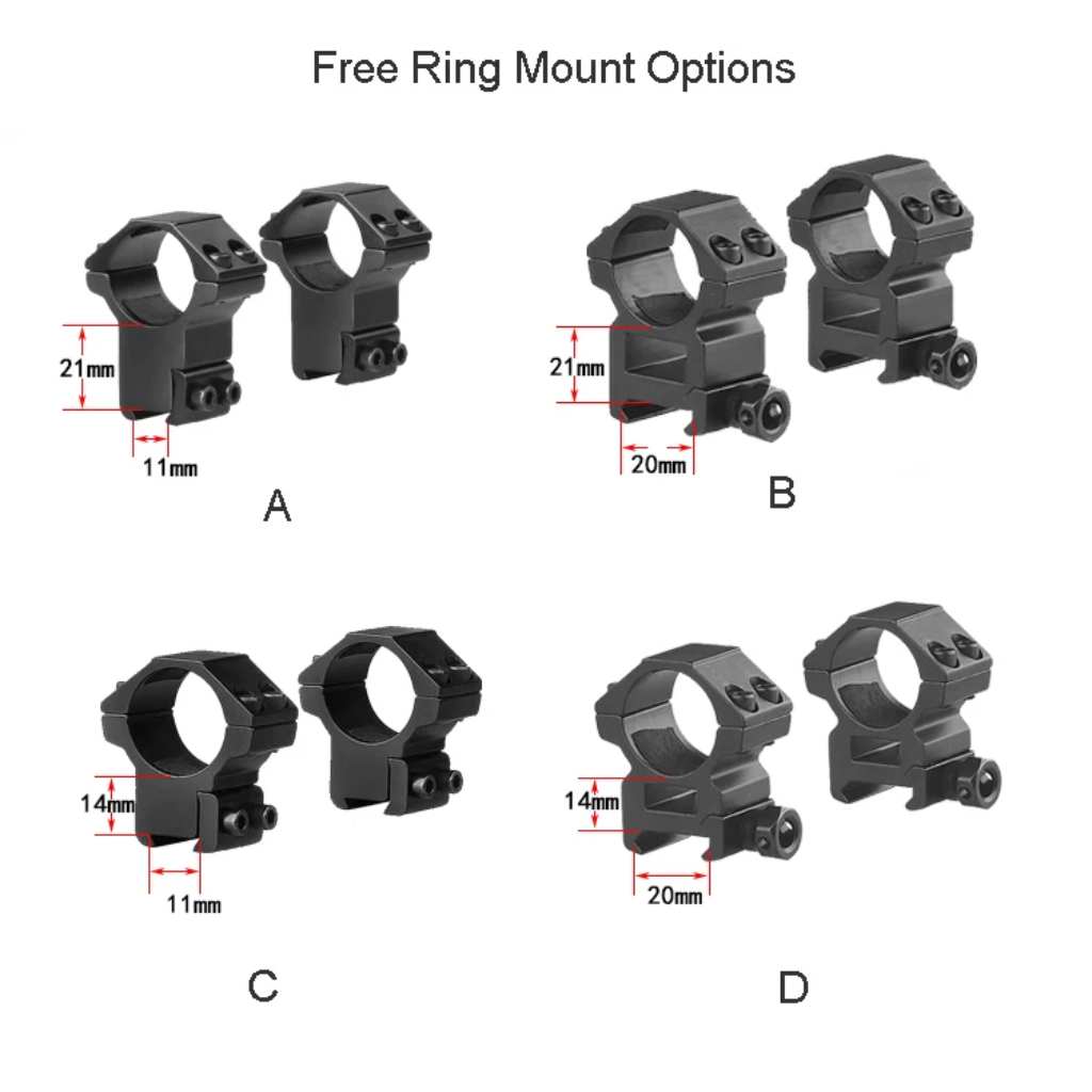 Discovery Optics MS 4X32-MOA-L Scope