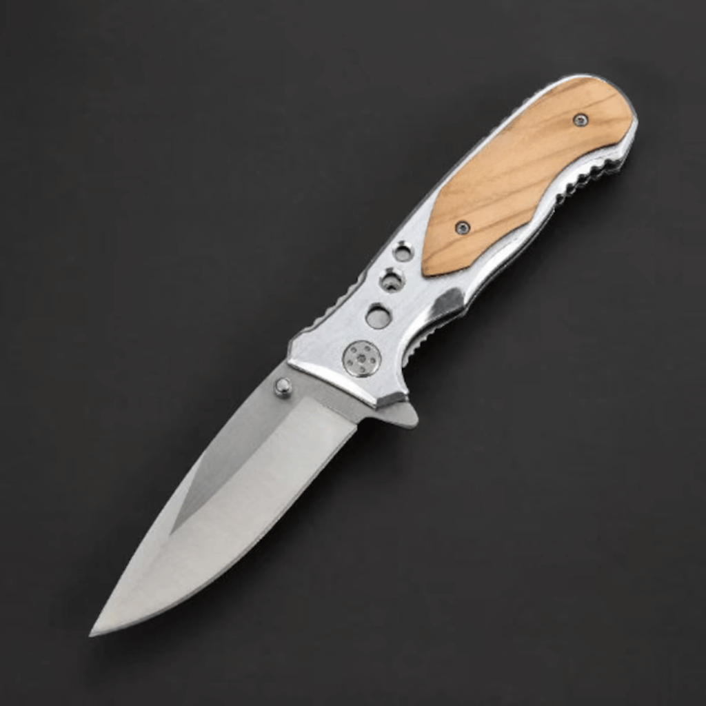 Silver Blade Stainless Steel Folding Knife