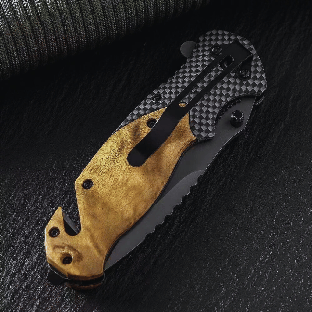 Titanium Plated Stainless Steel Folding Knife
