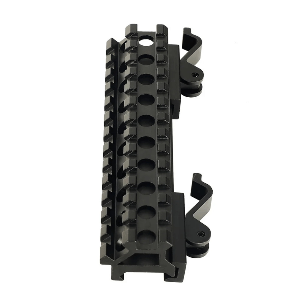 13 Slot Picatinny And Weaver Dual Rail Mount Quick Release