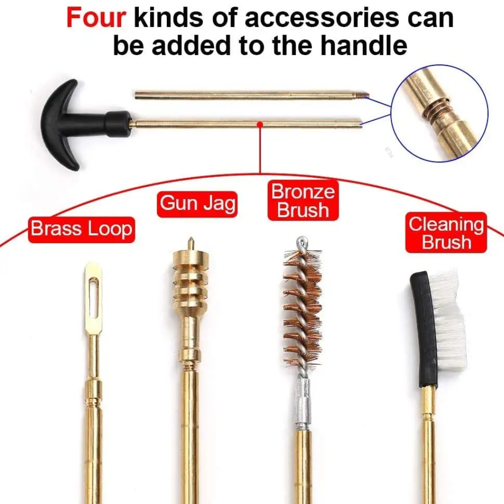 16 Pc Gun Cleaning Kit (.22/.357/.38/9mm/.40/.45)