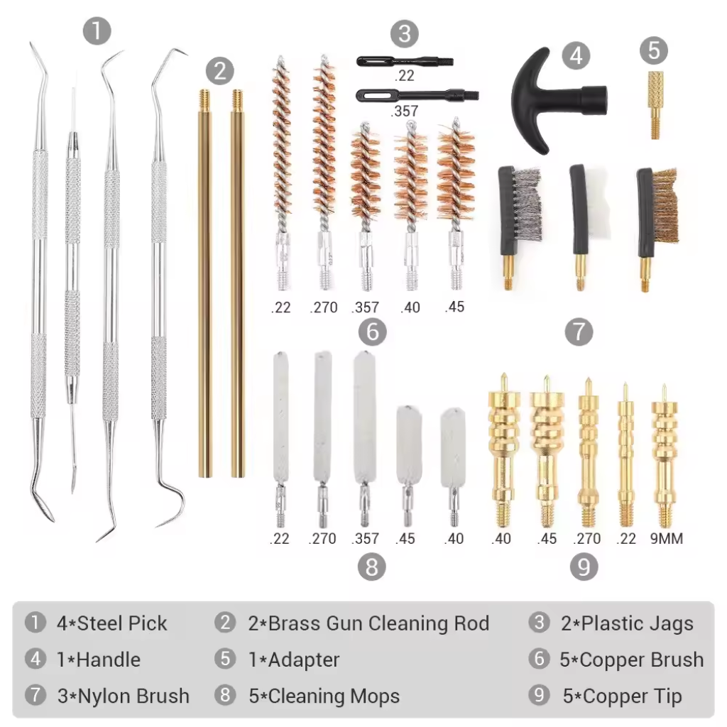 29 Pc Universal Gun Cleaning Kit