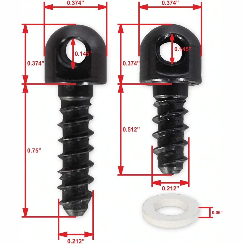 2 Pc QD Swivel Screw In Kit