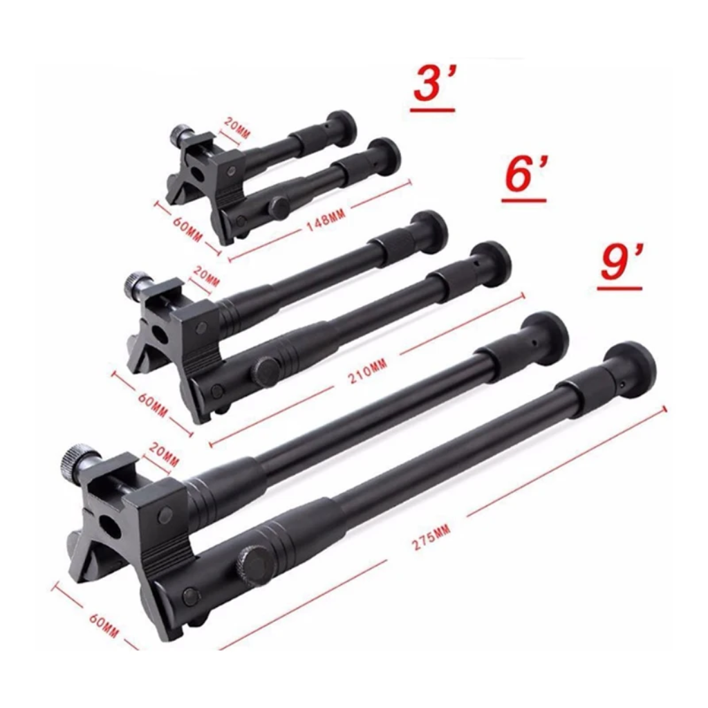 3 Inch Flat Head Bipod