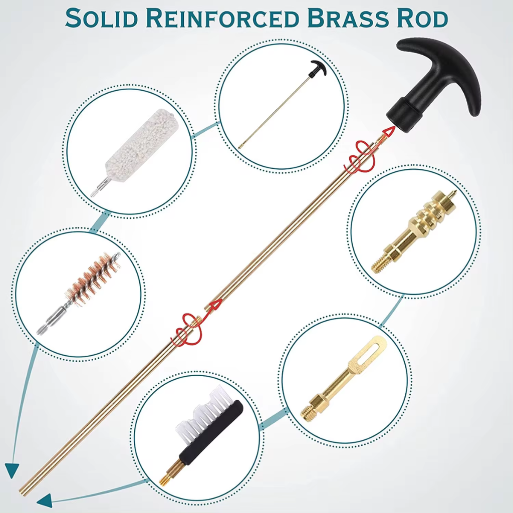 13 Pc .357 Calibre Gun Cleaning Kit