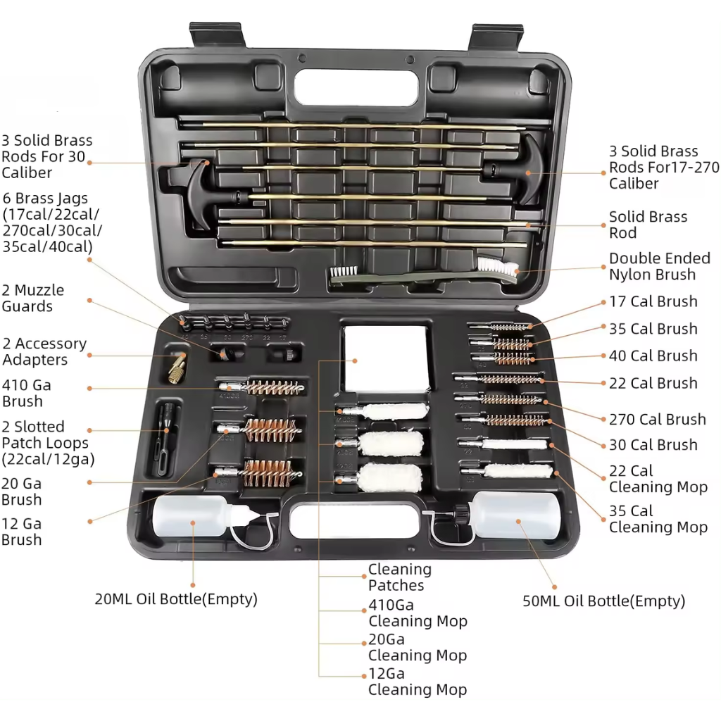 37 Pc Universal Gun Cleaning Kit