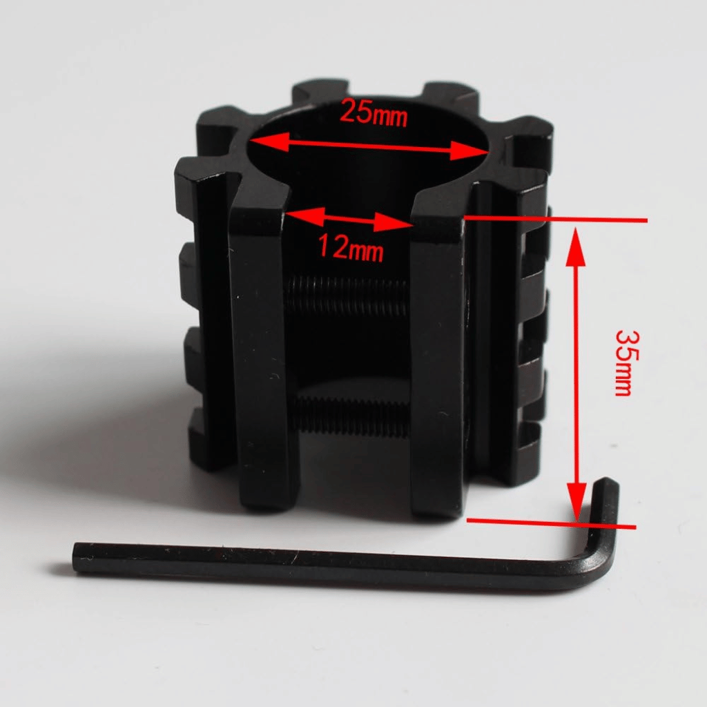 3 Slot Picatinny And Weaver Shotgun Tri Rail Mount