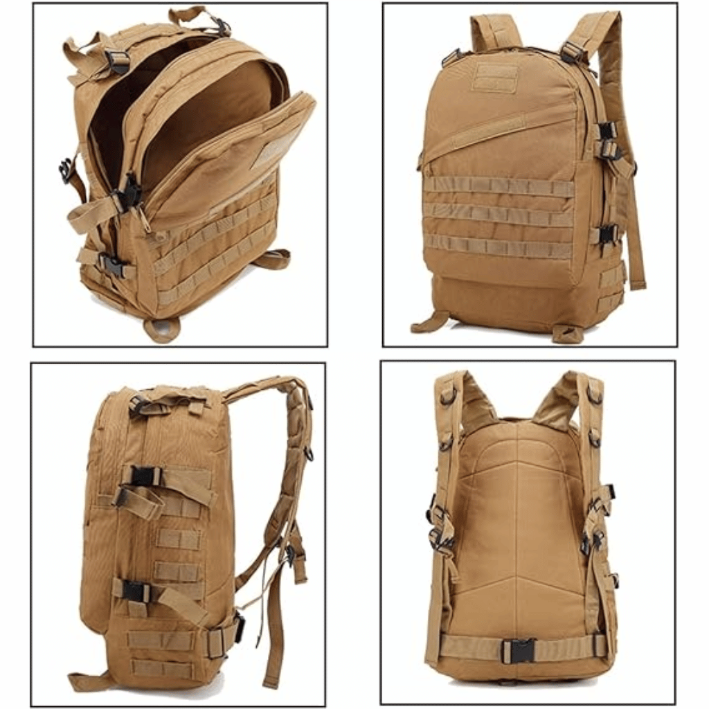 40L Military Khaki Backpack