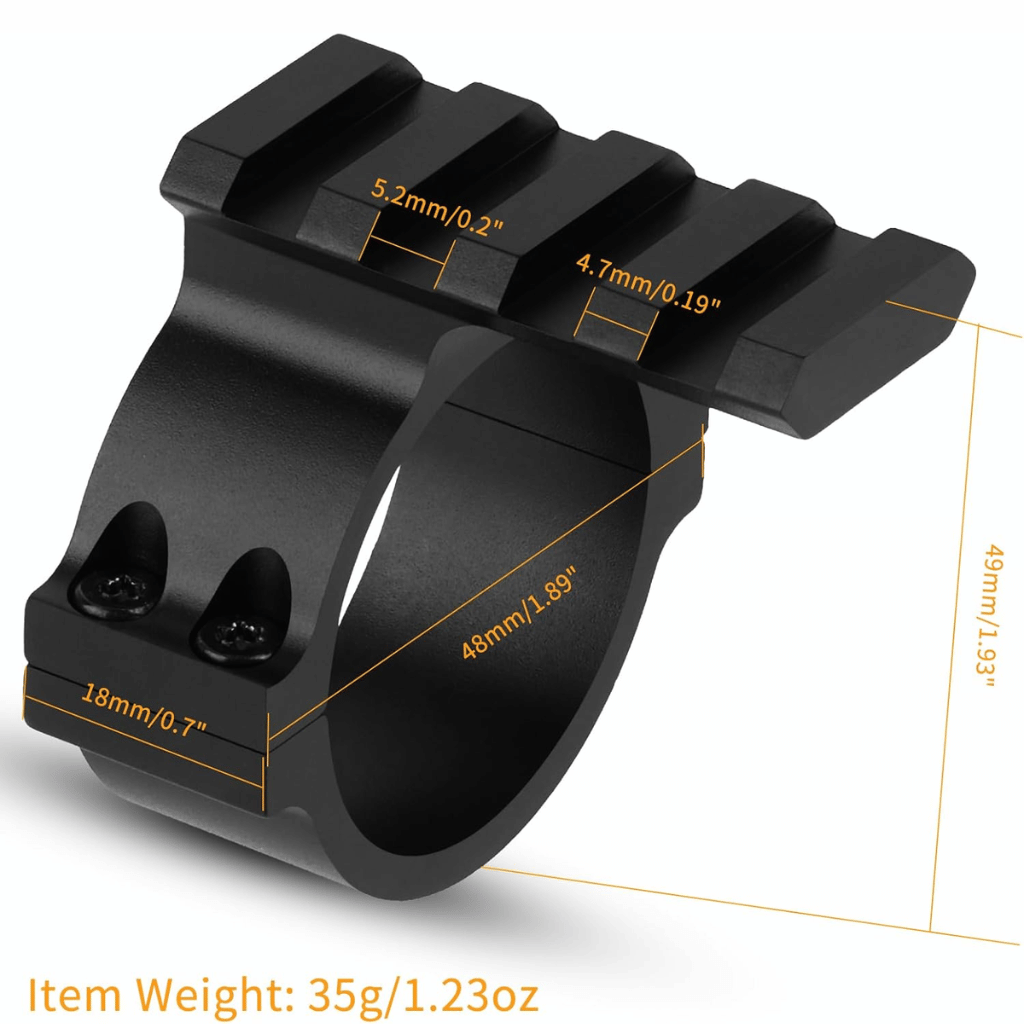 4 Slot Picatinny And Weaver Scope Mount