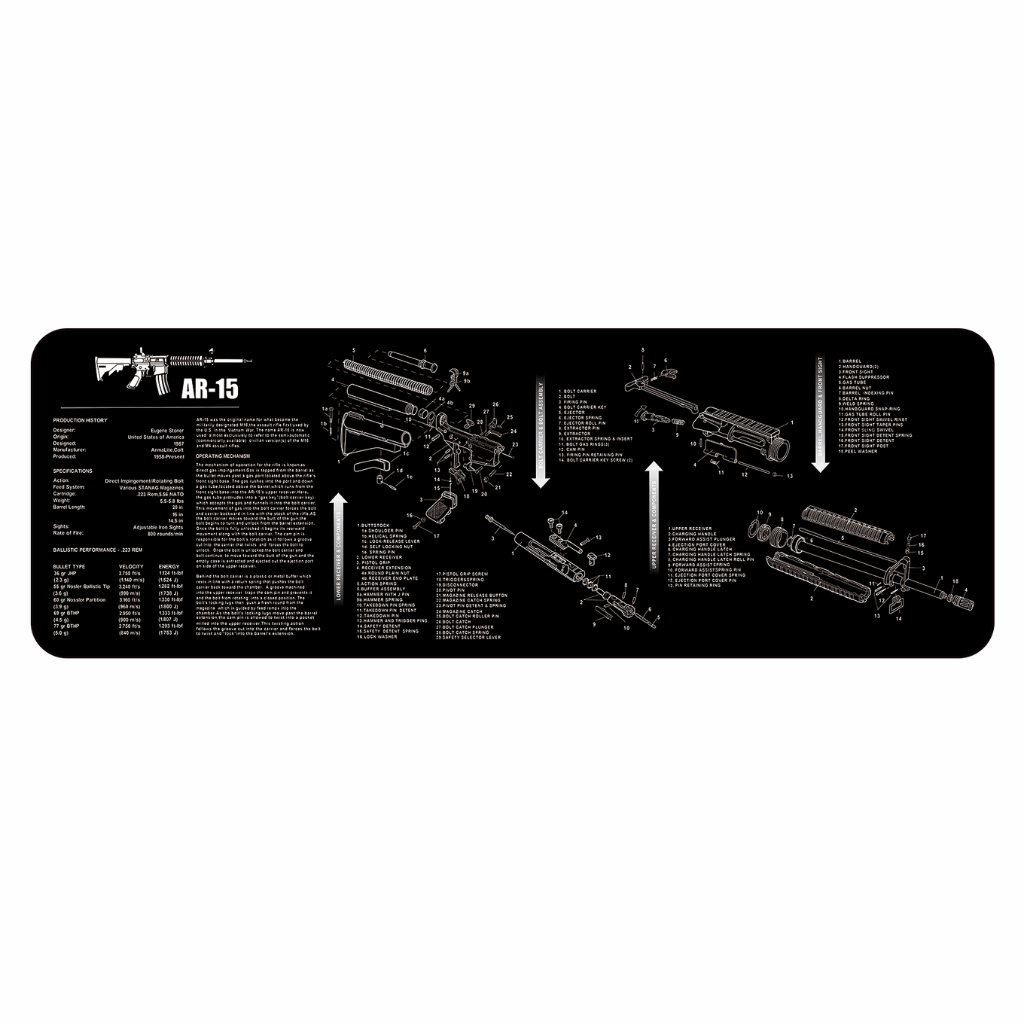 AR15 Large Gun Cleaning Mat