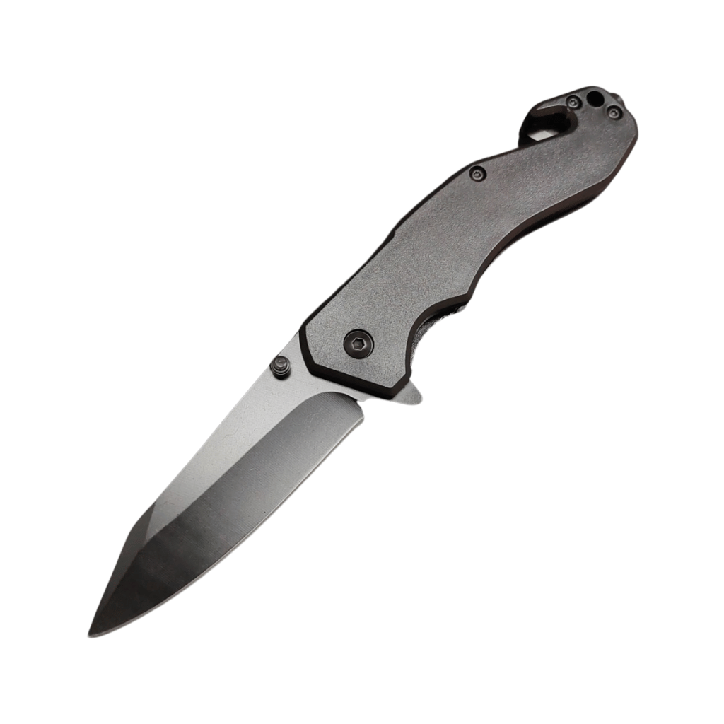 Classic Black Stainless Steel Folding Knife