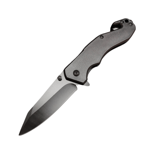 Classic Black Stainless Steel Folding Knife