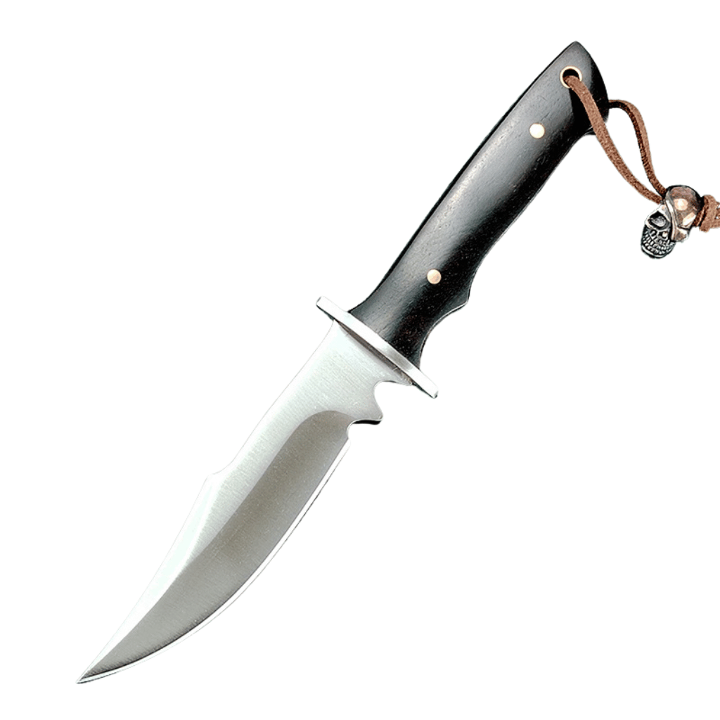 Clip Point Classic Onyx Stainless Steel Knife With Sheath