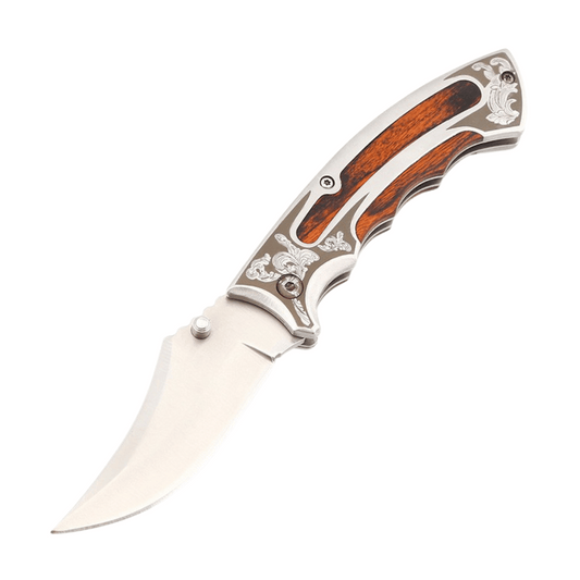 Clip Point Stainless Steel Hunting Pocket Knife