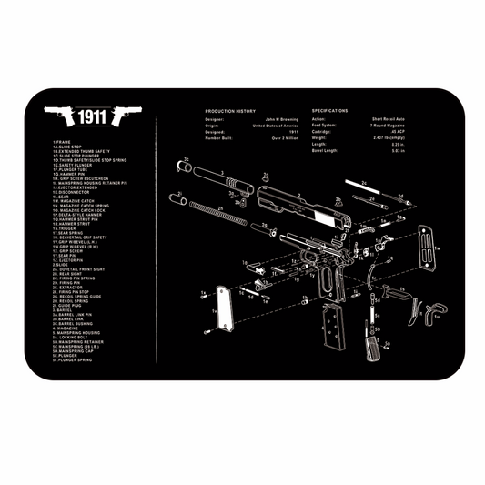 Colt M1911 Gun Cleaning Mat