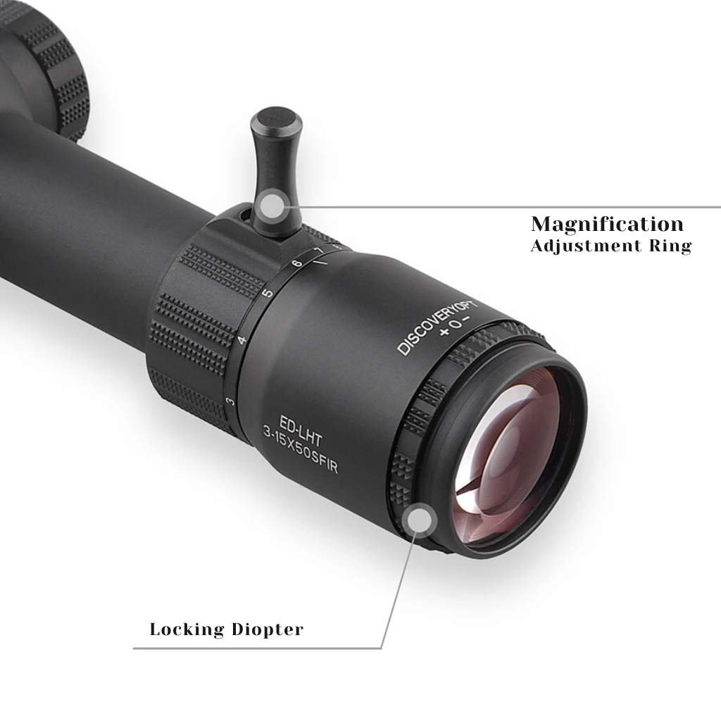 Discovery Optics ED LHT 3-15X50SFIR FFP Scope