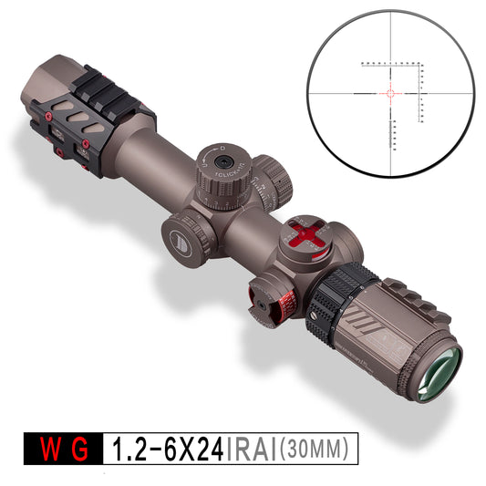 Discovery Optics WG 1.2-6X24IRAI LPVO 30mm Scope