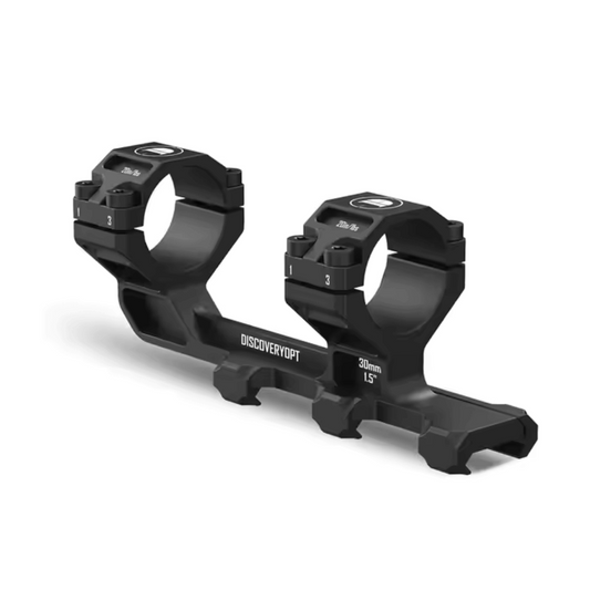 Discovery 30mm 0 MOA Rigid Low Profile Picatinny Cantilever Scope Mount