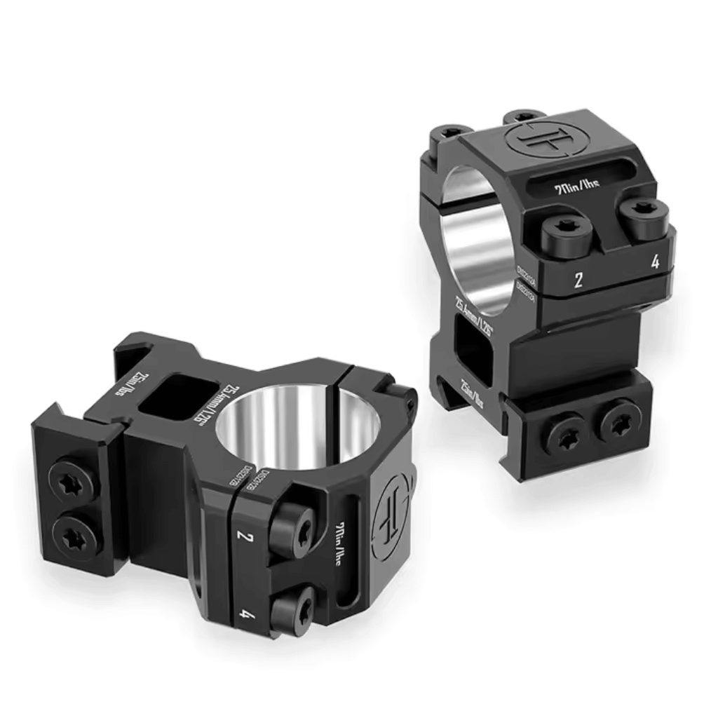 Discovery 6061 25.4mm Medium Profile Picatinny Scope Rings 2pc