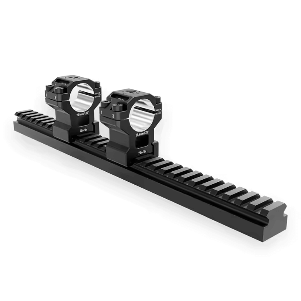 Discovery 6061 25.4mm Medium Profile Picatinny Scope Rings 2pc