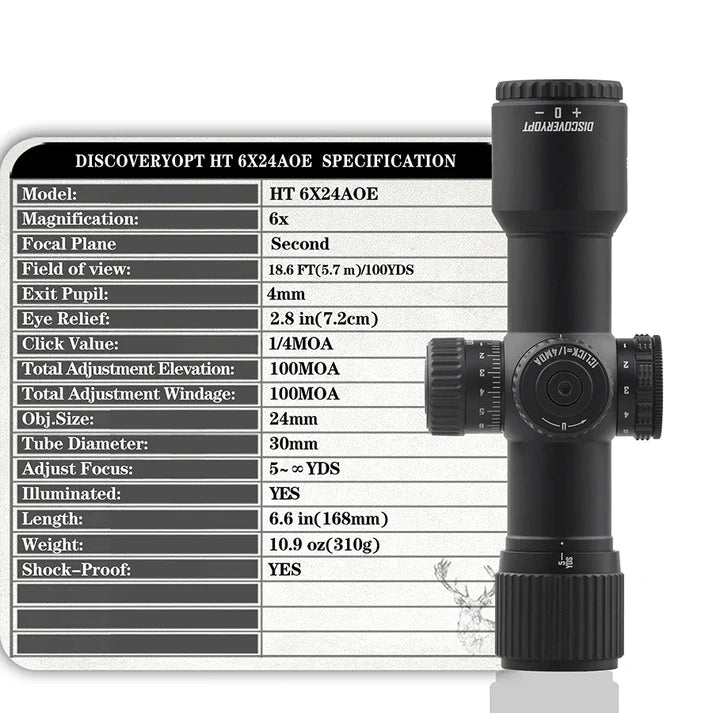 Discovery Optics HT 6X24AOE Scope