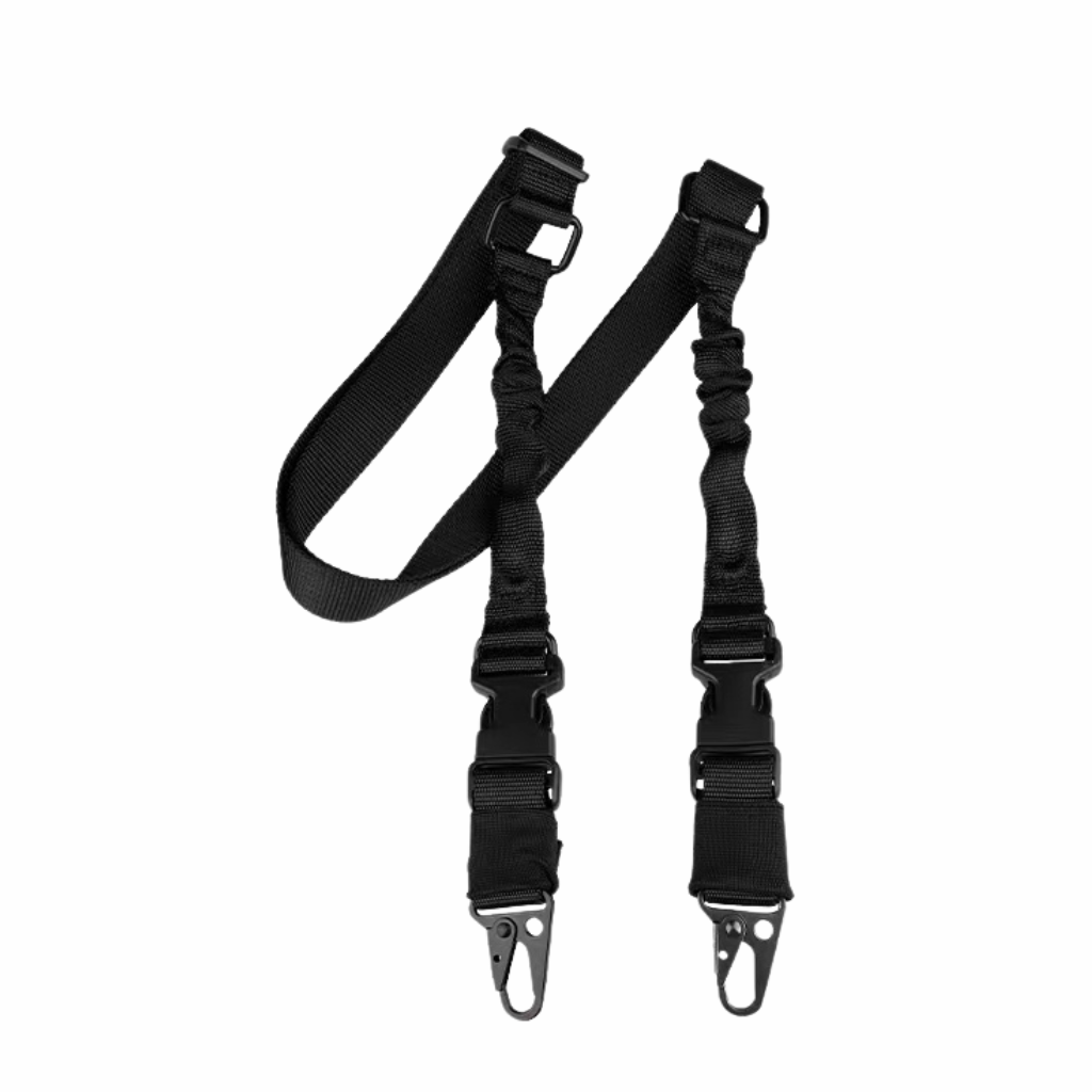 Dual Point Adjustable Pulley Black Gun Sling