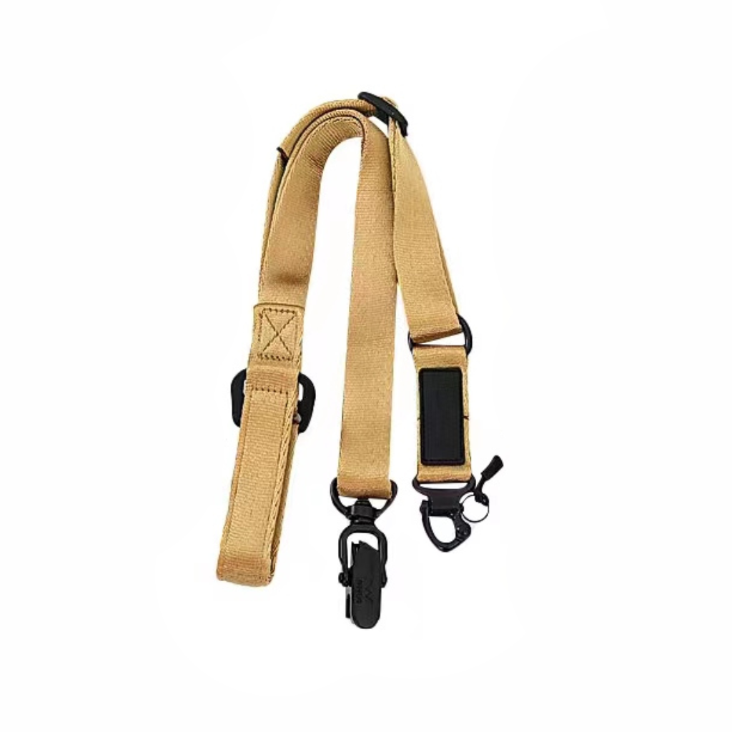 Dual Point Secure Khaki Gun Sling