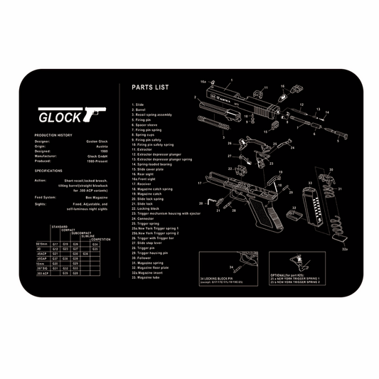 Glock Gun Cleaning Mat