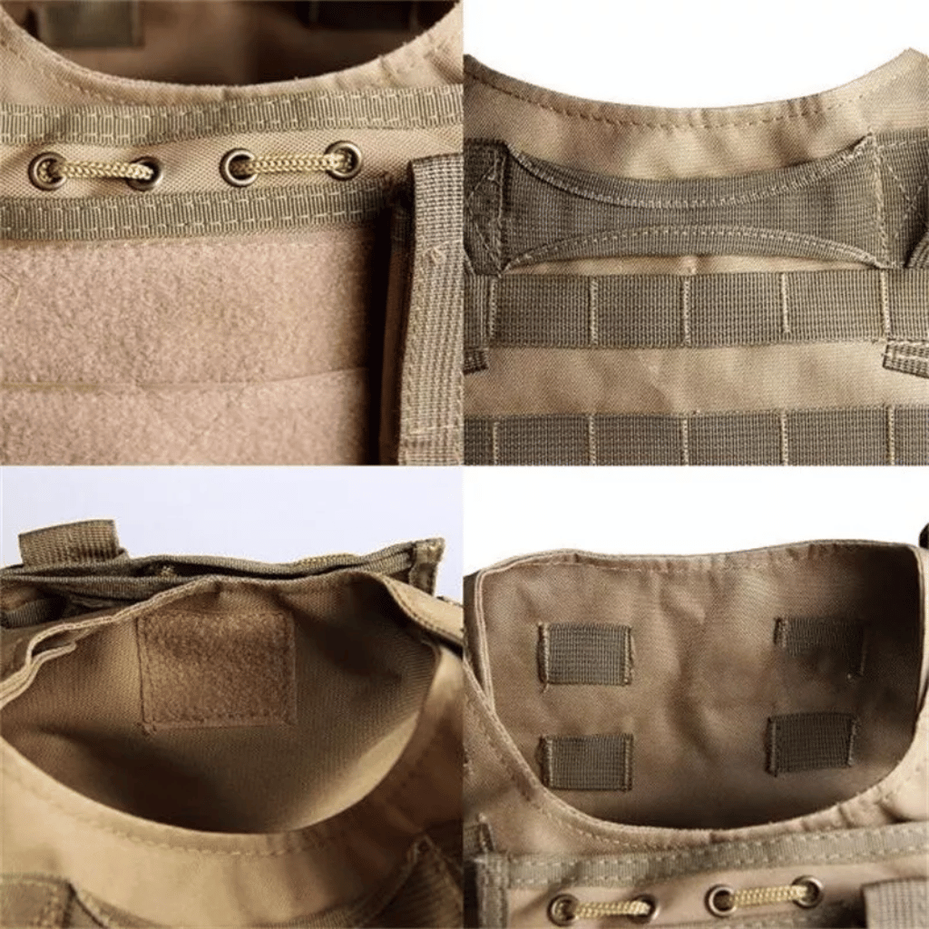 Khaki Military Field Vest