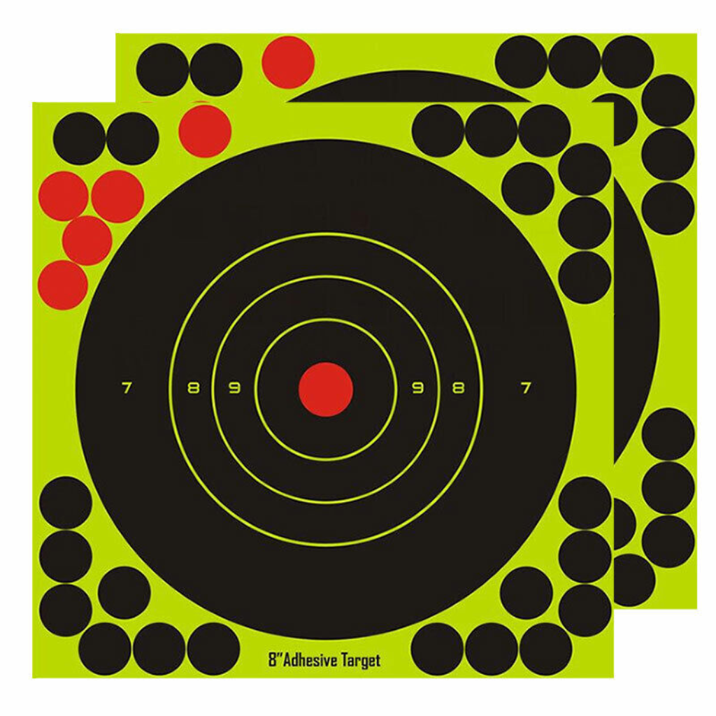 Paper Shooting Target Reactive 8 Inch 10 sheets