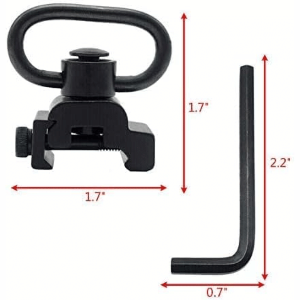 Picatinny and Weaver Swivel Rail Mount