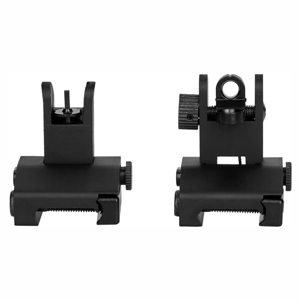 SM Flip-Up Front and Rear 45 Degree Sights Picatinny and Weaver MK1