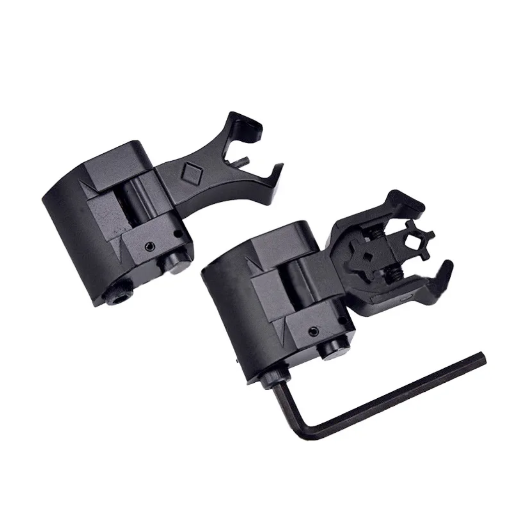 SM Flip-Up Front and Rear Diamond Sights Picatinny and Weaver