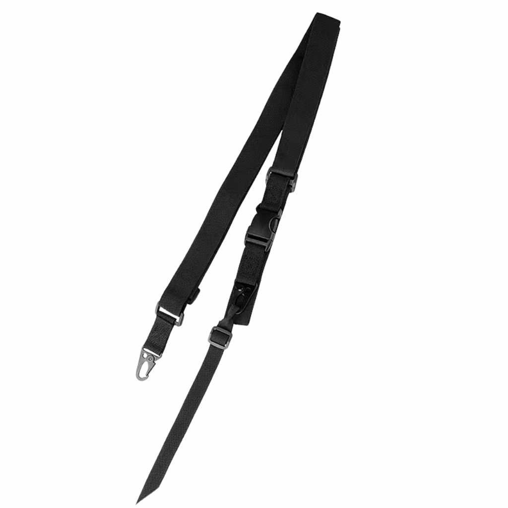 Single Point Black Buckled Gun Sling