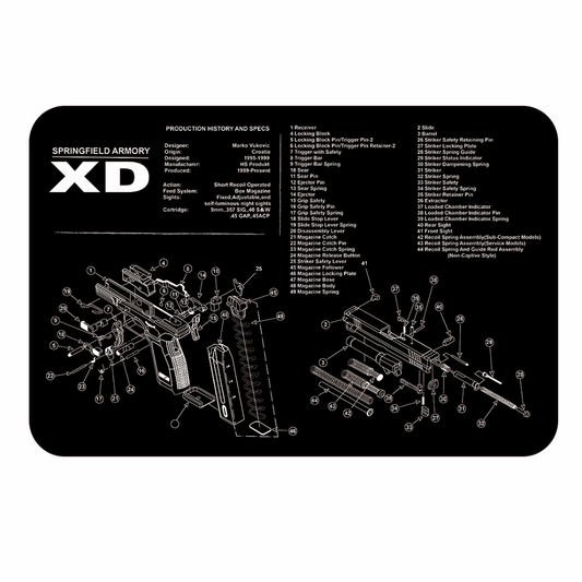 Springfield Armory XD Gun Cleaning Mat