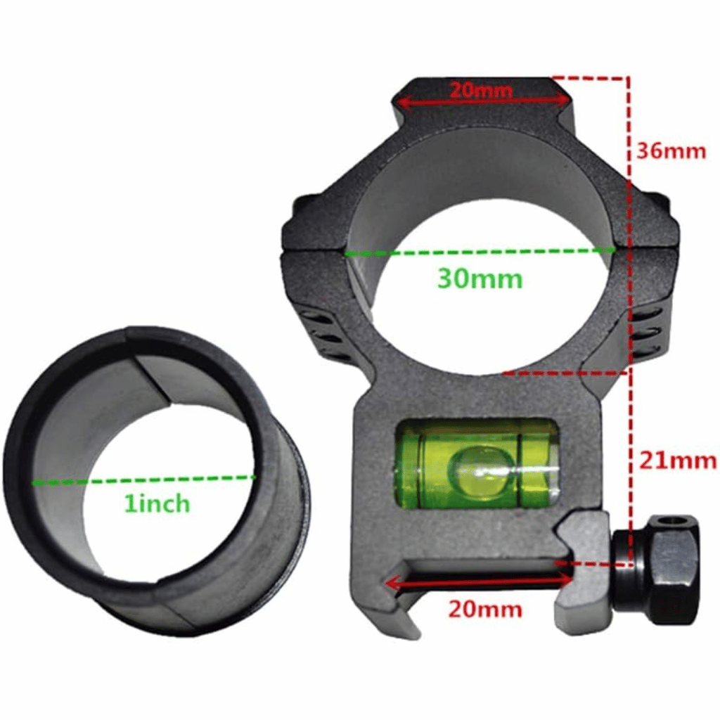 Tactical Picatinny And Weaver Scope Mount Spirit Level MK1