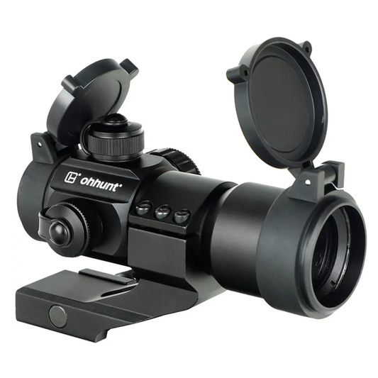 OhHunt 1x30 Red Dot Reflex Sight with Offset Picatinny Mount